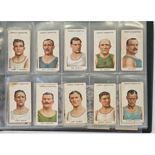 447 - Collection of 11 cigarette card part sets ring binder albums including numerous sets by Wills such a... 