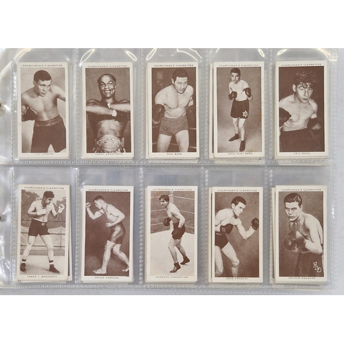 447 - Collection of 11 cigarette card part sets ring binder albums including numerous sets by Wills such a... 