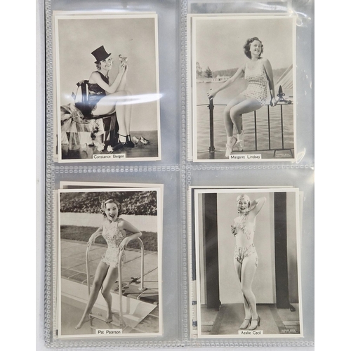 447 - Collection of 11 cigarette card part sets ring binder albums including numerous sets by Wills such a... 