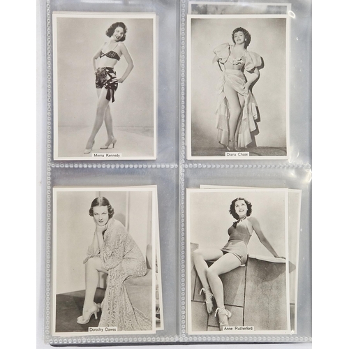 447 - Collection of 11 cigarette card part sets ring binder albums including numerous sets by Wills such a... 