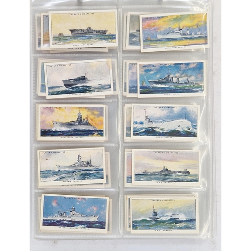 448 - Five albums of cigarette cards to include John Player & Sons British Livestock, John Player & Sons B... 