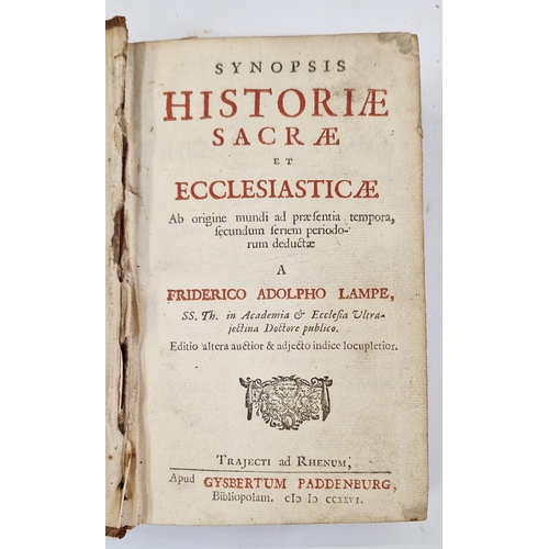 81 - Four various antiquarian ecclesiastical volumes in Latin to include Baxter, Richard 