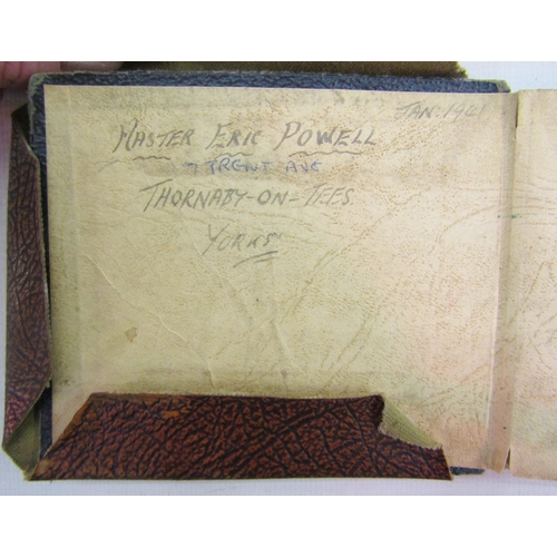 260 - Important RAF Book of Heroes, a pocket sized autograph book containing 107 signatures of RAF officer... 