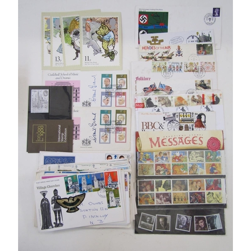 131C - GB stamp: With decimal face value of c£25 included, plastic sleeve of QEII first day covers includin... 