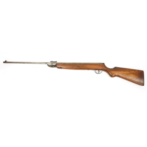 199B - Vintage Haenel model 302 .22 cal air rifle, serial number 4271794, approximately 112cm long Auctione... 