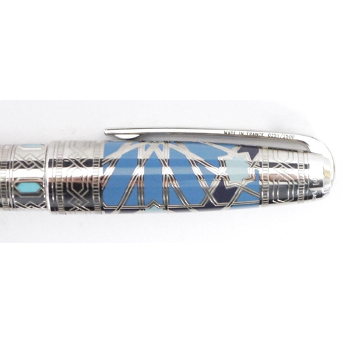 210 - S J Dupont limited edition Andalusia Olympio fountain pen, complete with it's original presentation ... 