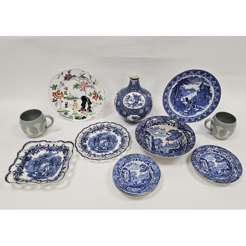 26 - Mixed lot of 19th and early 20th century ceramics including four Copeland Spode's Italian bowls, two... 