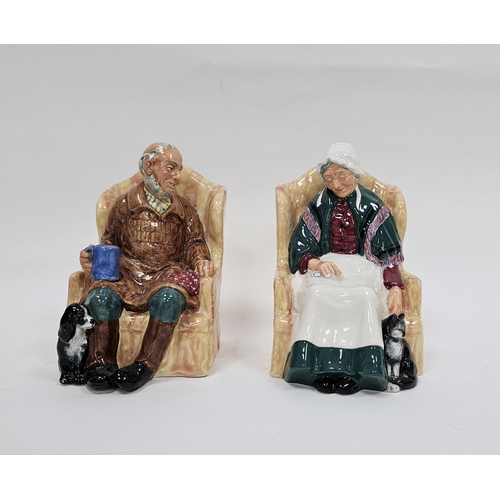 5 - Pair of Royal Doulton figures being ' Forty Winks ' HN1974 and ' Uncle Ned ' HN2094, 17cm high