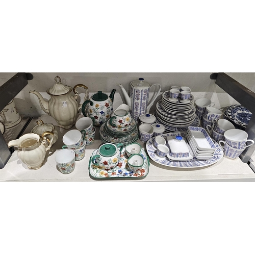 12 - Collection of 20th century German tea and breakfast ware including Bavarian breakfast set decorated ... 