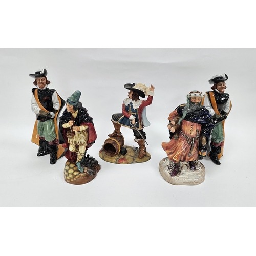 18 - Four Royal Doulton ceramic figures including Pied Piper HN2102, Wenceslas HN2118, two Cavalier HN271... 