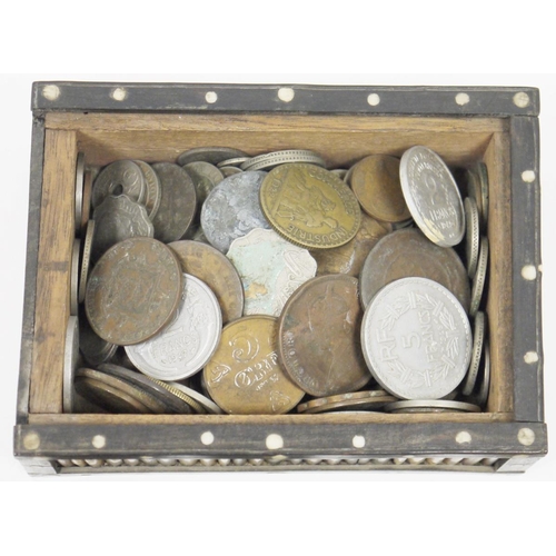 197 - Collection of coins including George III silver crown 1820, 1935 silver crown, other Victorian and l... 