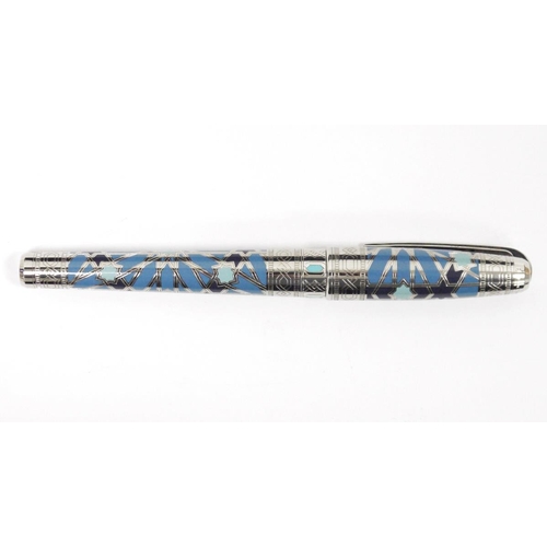 210 - S J Dupont limited edition Andalusia Olympio fountain pen, complete with it's original presentation ... 