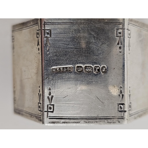 358A - Collection of silver and other items including silver matchbox holder, Birmingham 1898, S Blanckense... 