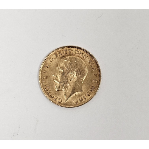 616 - Edwardian half sovereign 1913