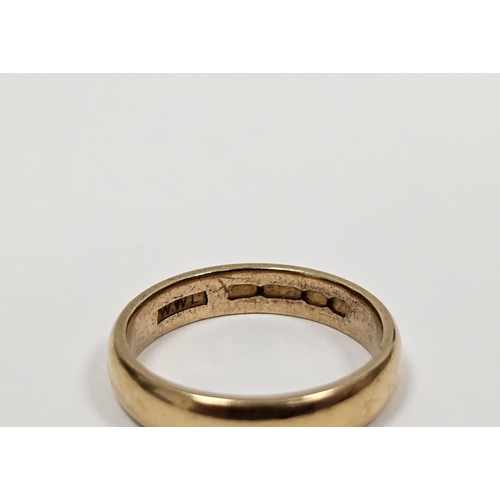 623 - 22ct gold wedding ring 5.8g approx, size N