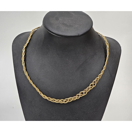 649 - LOT WITHDRAWN
9ct gold plaited necklace 9.2g approx