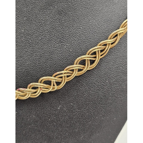 649 - LOT WITHDRAWN
9ct gold plaited necklace 9.2g approx