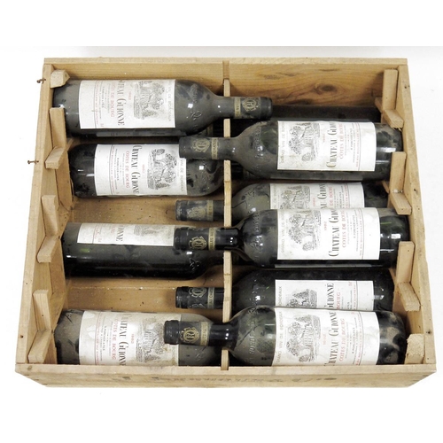 707 - 11 bottles of 1982 Chateau Guionne Cotes de Bourg by R Porcher et fils in original crate (no lid)