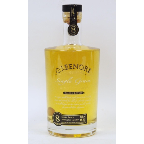 713 - A Greenore single grain 8 year old Irish Whiskey small batch 70cl 40%vol