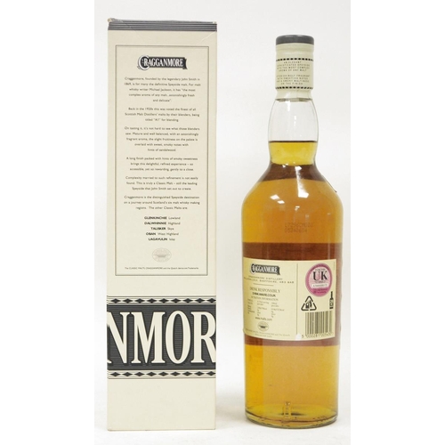 714 - Cragganmore 12 year old single Speyside malt Scotch whisky 70cl 40%vol in original box