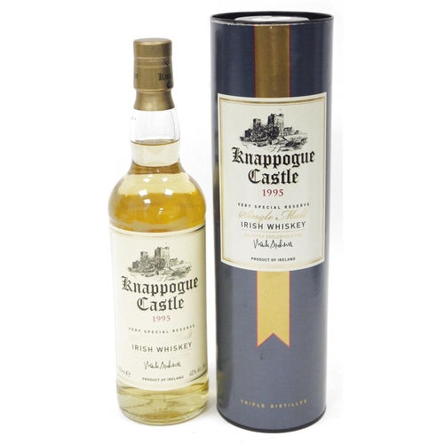 756 - Knappogue Castle 1995 very special reserve single malt Irish whiskey distilled 1995, bottled in 2008... 