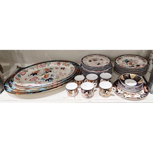 10 - Late 19th century Royal Crown Derby Imari pattern part tea service, printed and impressed marks, com... 