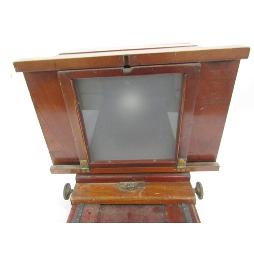 142 - City Sale and Exchange 'Salex' mahogany and brass-mounted tailboard camera, early 20th century, with... 