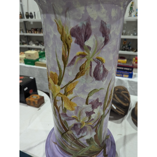 16 - Large Jerome Massier (Vallauris) Art Nouveau majolica jardiniere on stand, circa 1900, impressed Jer... 