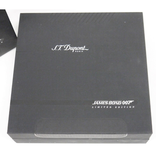 172 - LOT WITHDRAWN; ST Dupont James Bond 007 limited edition ball point pen, complete with original prese... 