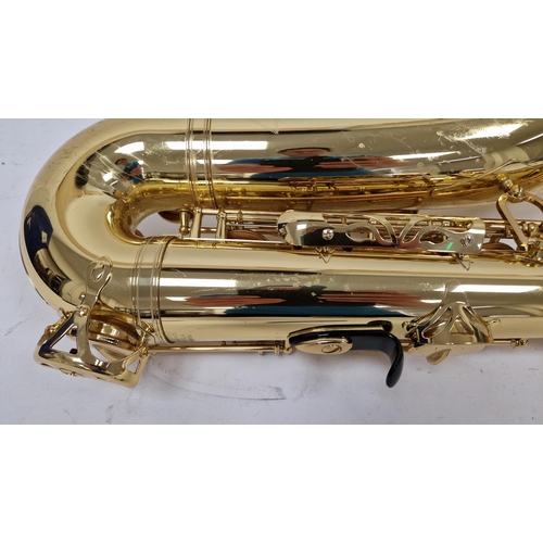 197 - Yamaha tenor saxophone, yellow brass, model number YTS-62 serial number 046083, in hard fitted case