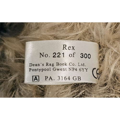 304 - Five Dean's Rag Book teddy bears including Rex limited edition no.221/300 and Toby limited edition n... 