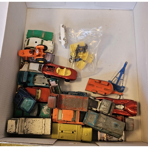 426 - Collection of diecast loose playworn cars and vehicles including Matchbox series Lesney, Corgi Junio... 