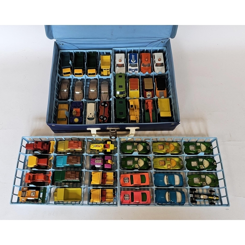 445 - Matchbox collector's case No.41 containing 49 loose diecast Matchbox Lesney products vehicles includ... 