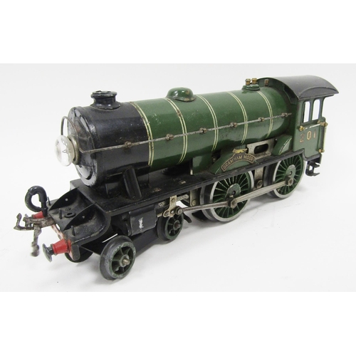 652 - Hornby 4-4-0 electric loco ‘The Bramham Moor’, no.201 LNER and tender