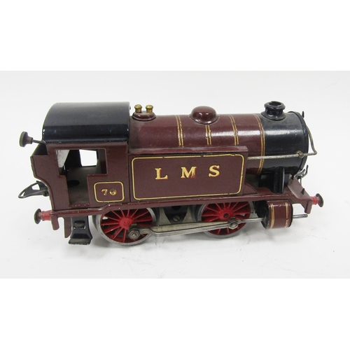 659 - Hornby LNER 0-4-0 tank loco, no.2586 in black (no tender), Hornby 0-4-0 tank loco, no.70 LMS Livery,... 