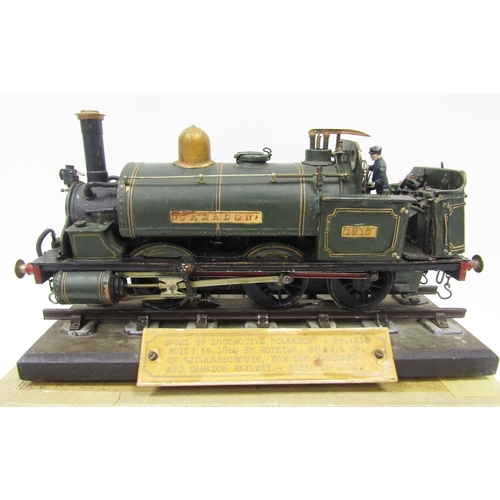 661 - Scratchbuilt '0' gauge 0-6-0 electric 'Caradon' loco no.1210, model of the original built in 1864, w... 