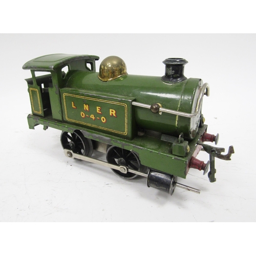 702b - WN steam loco no.261 with box, Meccano Zulu wagon LNW boxed, tipping wagon and Hornby 0-4-0 LNER loc... 