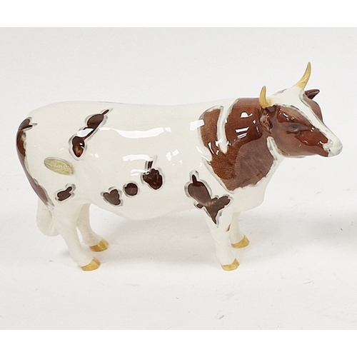 38F - Beswick Ayrshire bull, CH Whitehill Mandate, 19cm long, other Beswick cows, CH Sabrinas Sir Richmond... 