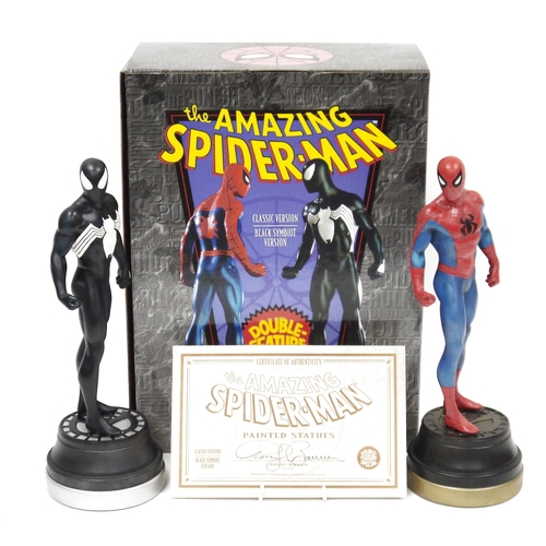 112 - Bowen Designs Double-Feature Special Painted Statues The Amazing Spiderman to include Classic Versio... 