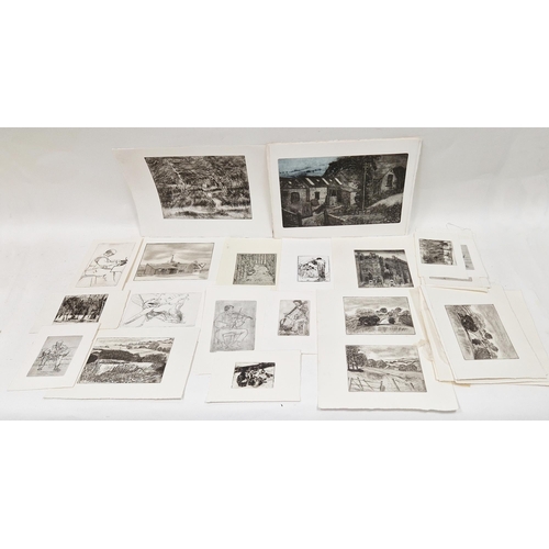 145 - Leslie Duxbury ARCA (1921-2001)
 Etchings
 Quantity of etchings, etching and aquatints, 'Park Lodge ... 