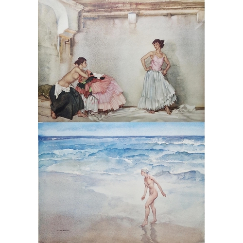 146 - After Sir William Russell Flint (1880-1969)
 Two colour prints
 