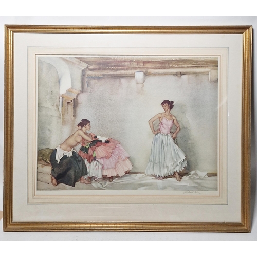 146 - After Sir William Russell Flint (1880-1969)
 Two colour prints
 