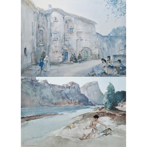 149 - After Sir William Russell Flint (1880-1969)
 Two colour prints
 