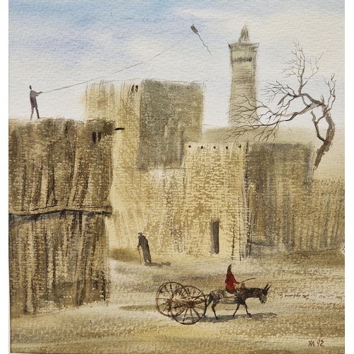 170 - Ulugbek Mukhamedov (b.1969)
 Watercolour drawing
 