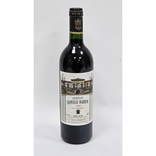 590 - Bottle of Chateau Leoville Barton, Saint Julien, cru classe 1989