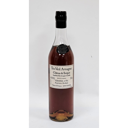 604 - Chateau du Tariquet Tres Vieil Armagnac, 70cl, 40% vol