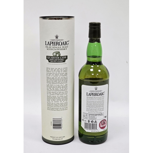 610 - Laphroaig Islay single malt scotch whisky quarter cask, double cask matured, non chilled filtered 70... 