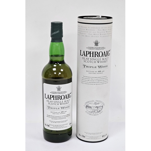 618 - Bottle of Laphroaig Triple Wood Islay single malt scotch whisky, 700ml, 48% vol, in original box