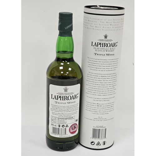 618 - Bottle of Laphroaig Triple Wood Islay single malt scotch whisky, 700ml, 48% vol, in original box