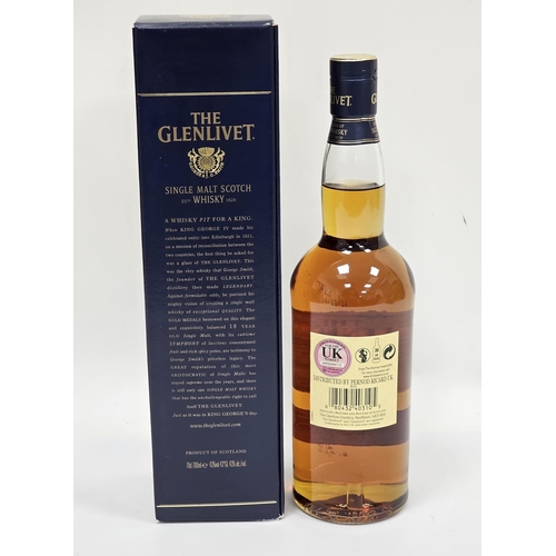 624 - The Glenlivet 18 year old single malt Scotch whisky produced by George and J G Smith Limited, distri... 